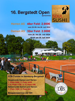 Plakat 16. Bergstedt Open Soul Sushi klweb