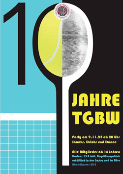 Plakat 10Jahre TGBW